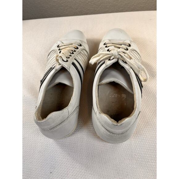 Versace Collection White Low Top Leather‎ Sneakers size 10 main image 4